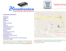 Tablet Screenshot of kinetronica.com